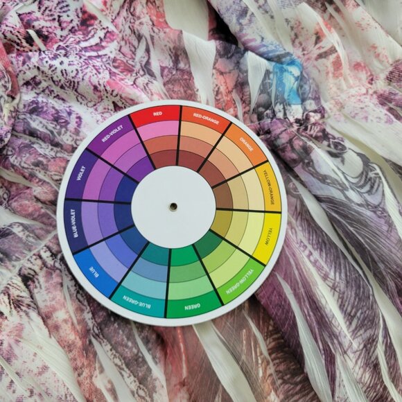 Maurices Women Dress 2 2X Plus Fit Flare Flowy Purple Brown Watercolor WAT78XE - Picture 14 of 14